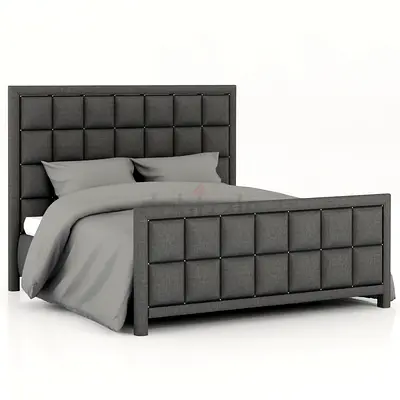 New gray colour 200*200 super king size bed