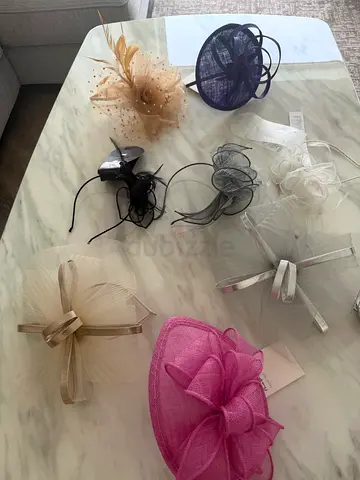 Collection of women's fascinator headpieces - various colours and styles 500dhs for them all