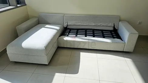 Ikea vimle L shape sofa bed with mattress