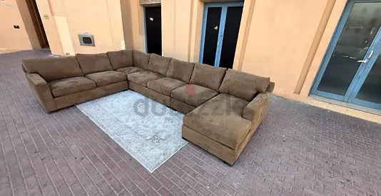 Same Like perfect condition Crate&Barrel axis feather filled u Shape sofa