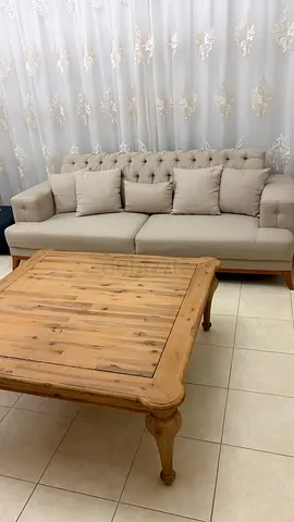 2 Three Seater sofa/bed with center table