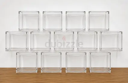 13x piece Pokemon Clear Acrylic Display Box ETB صندوق حماية بوكيمون ( no discount )