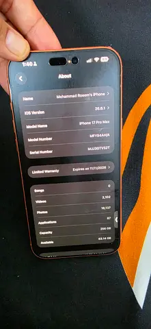 iPhone 17 Pro Max 256GB - Good Working Condition