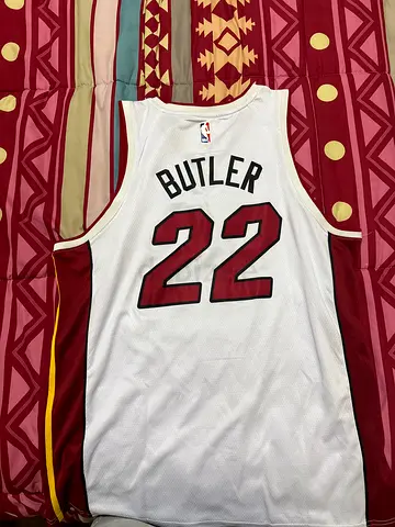 Miami Heat #22 Butler NBA Basketball Jersey (White, Size XXL)