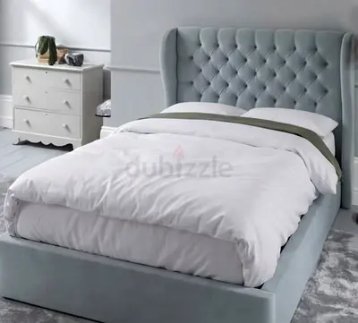 Light gray colour 160*200 queen size Bed