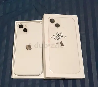 Apple iPhone 13 (White) with Box - Good Condition