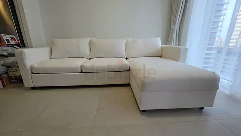 Ikea vimle L shape sofa bed with mattress