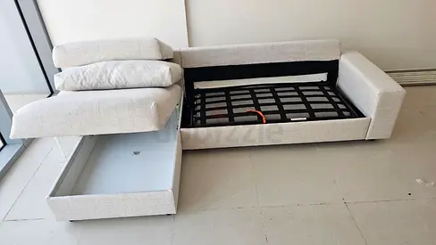 IKEA vimle L Shape Sofa Bed Beige