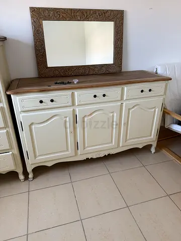 Solid Wood Vintage Style Sideboard / Buffet Cabinet