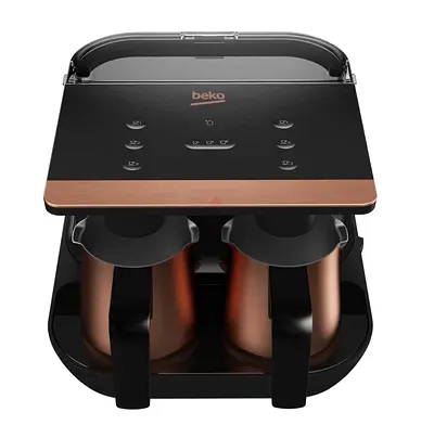 Beko Double Turkish Coffee Maker with Copper Pots - Like New