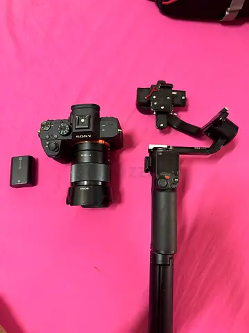 SONY A7iii , 35 mm sony lesne, RS3 mini and camera bag for sale
