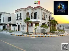 A luxurious classic villa with high-quality finishing, directly opposite Al-Hamidiyah Park, featurin
