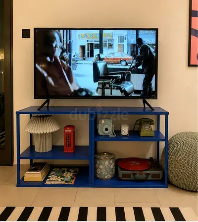 X2 IKEA blue shelving Unit / TV unit
