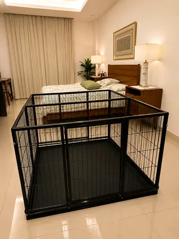 Large Dog Cage 125x70 in mint condition