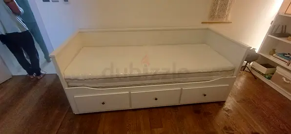 Ikea hemnes day bed with mattress 2