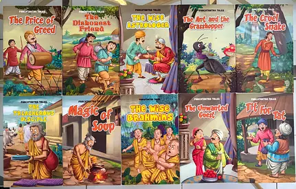 Panchtantra Tales | Children’s Story Books | Moral Stories | Set of 10 books