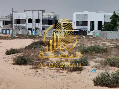 Residential land for sale in Sharjah, Al-Hawshi area, near Al-Nouf, next to the mosque. Freehold ownership for Arabs.