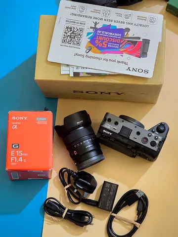 SONY FX30 With 15mm F1 4 G lens
