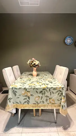 Glass top Dining Table with 4 chairs