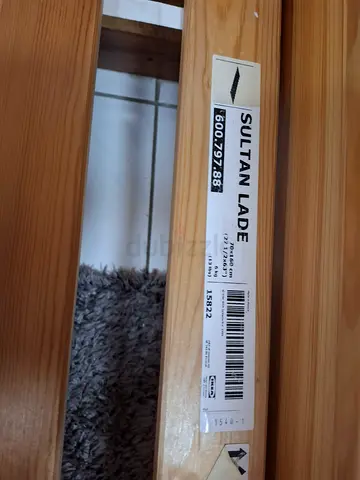 IKEA SULTAN LADE Bed Slatted Base (70x160 cm) with mattress