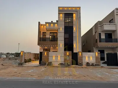 Villa for sale in Al-Haliyo 2 | 6 rooms | Two floors and a roof | Two kitchens | Includes registration and ownership fees. Freehold ownership for all
