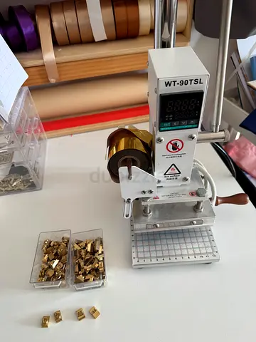 WT-90TSL Hot Foil Stamping Machine with Letter Set