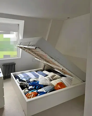 Ikea Hydraulic Queen size bed with mattress available in perfect condition