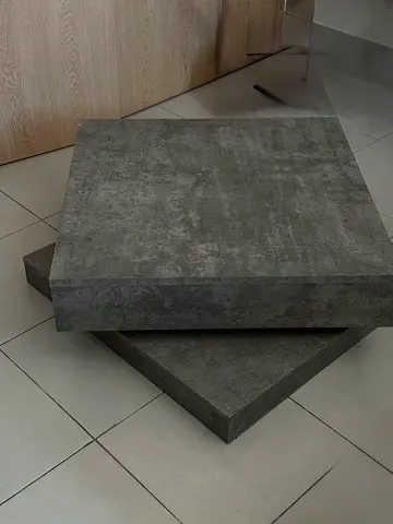 KAPEHORN COFFEE TABLE MELAMINE - GREY -PAN HOMES