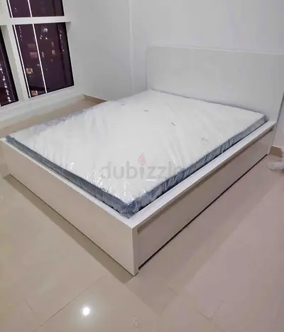 IKEA malam bed with mattress King size bed