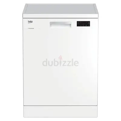 Beko freestanding dishwasher - white, good working condition