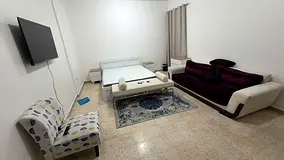 Furnished Master bedroom with attached washroom for single lady or man or couple near cornich khalid