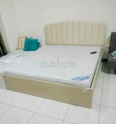 Brand New Stylish luxury fabric wood Bed king size 180cm 200cm With Medical Mattress Available