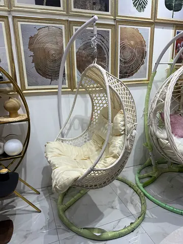Stylish Hanging Egg Chair with Stand