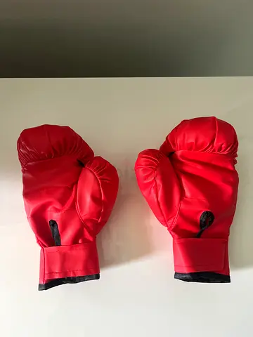Red Kids Boxing Gloves - Good Condition