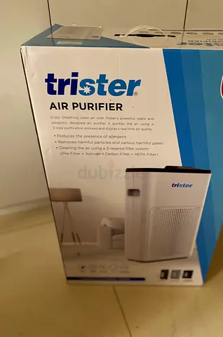 Trister Air Purifier - 3-layer HEPA Filter (Brand New in Box)