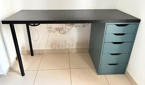 IKEA Desk with Drawers