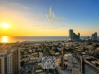 3BR + Hall | High Floor | Sea View | Ajman One Tower 1
