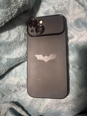 iPhone 15 dual sim with custom Batman case - good condition