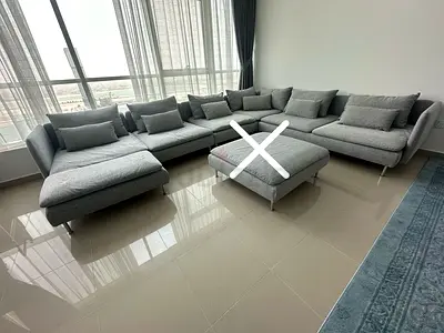 Same like new Condition IKEA SODHREMN U Shape Sofa without footstool