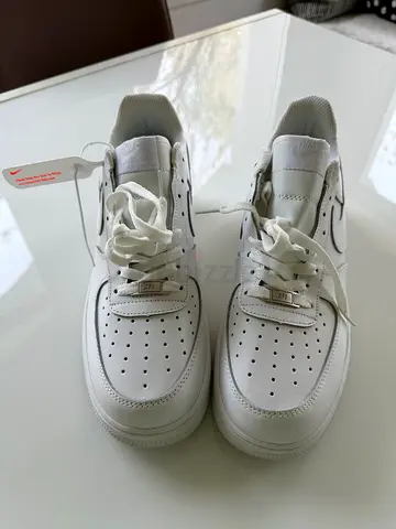 White leather sneakers, Nike, Air Force 1 EUR 45 UK 10