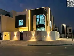 Luxury corner villa for sale in Al Helio 2 – Ajman, modern design and high-end finishes, registrat