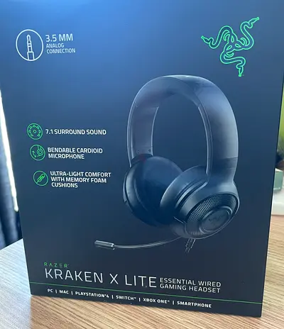 Razer Kraken X Lite Essential Wired Gaming Headset
