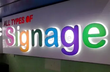 SINAGE MAKING WITH LED LIGHT