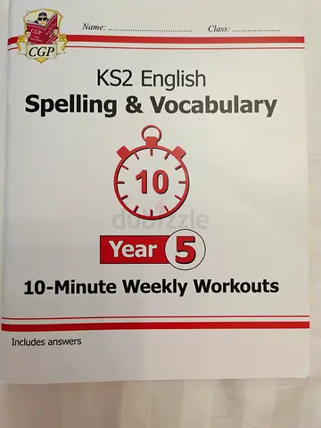 CGP 10 minutes spelling and vocabulary