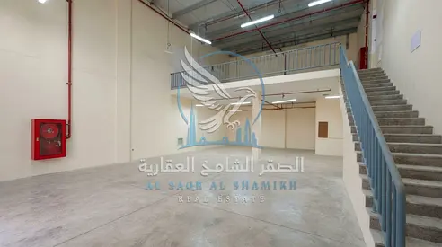 كهرباء 40 كيلو وات | مساحه تحميل وتفريغ | اي نشاط | موقع مميز | ميزانين | مع حمام