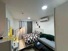 Luxury second occupied studio with open kitchen and open view, fully furnished ✨ Corniche Ajman. F