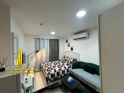 استوديو فاخر ثاني ساكن بمطبخ مفتوح مع اطلاله مفتوحه مفروش بالكامل✨كورنبش عجمان. للإيجار الشهري.الإيجار يشمل الفواتير والإنترنت وموقف