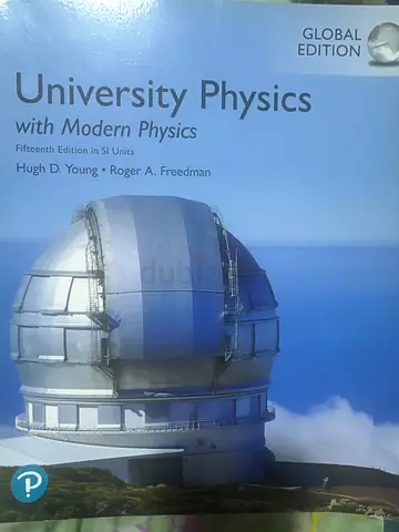 University Physics with Modern Physics (Young & Freedman) - Global Edition