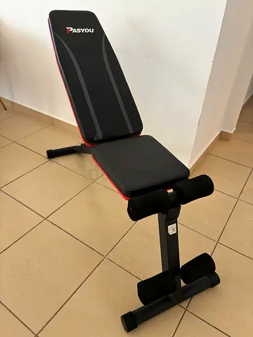 Adjustable workout/ab bench - Foldable home gym bench