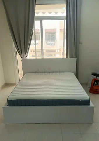 Ikea Queen size bed with mattress available in perfect condition